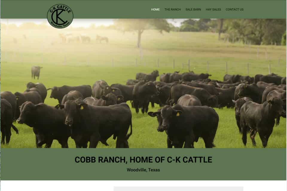 Cobb Ranch, Home of C-K Cattle by Impeccable Network Services