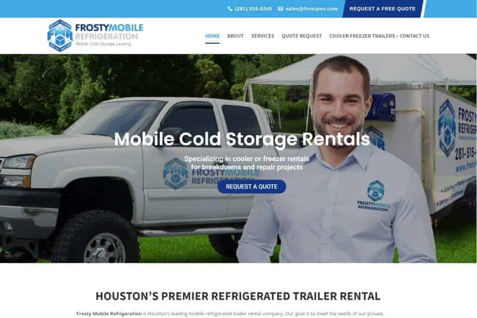 Frosty Mobile Refrigeration by Impeccable Network Services